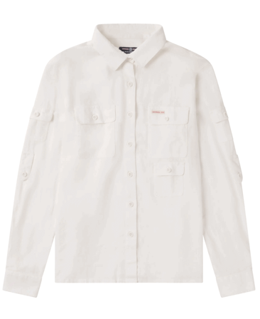 Amundsen Traveller's Linen Shirt Womens White