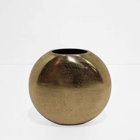 Kultainen alumiininen ilmapallomaljakko, 28x27x8 cm