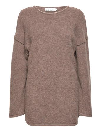 Azziekb Pullover Pullover Striktrøje Beige Karen By Simonsen