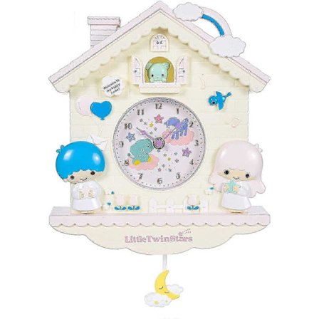 Melody Vægur 30 cm Tegneserie Swing Børn Piger Væg Quartz Ur Boligindretning Soveværelse Tegneserie Vægur [HK]
