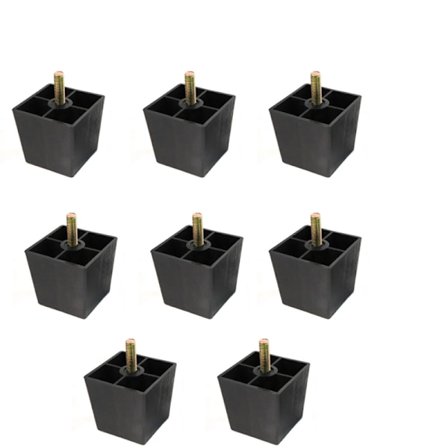 Sett med 8 5CM firkantede sofaben