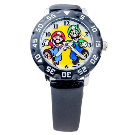 Mordely 3D Mario Kids nalog watch rmband Quartz Watch Pojkar Flickor