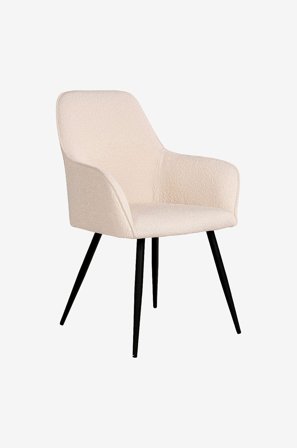 House Nordic - Spisebordsstol Harbo, 2 stk. - Hvid - Stole - Fra Homeroom