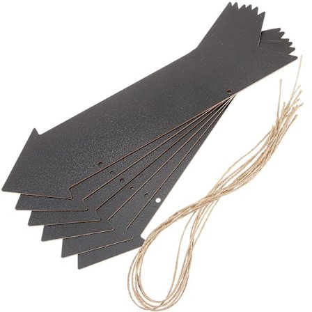 6 stk. tavle pil tegn dobbeltsidet pil tegn tomme pile