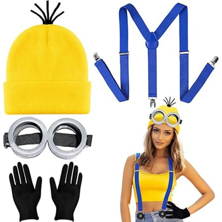 Minions Halloween Kostyme Tilbehør for Voksne