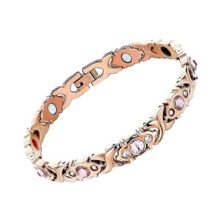 Magnetisk terapi slankende armbånd fremmer blodsirkulasjon armbånd Rose Gold