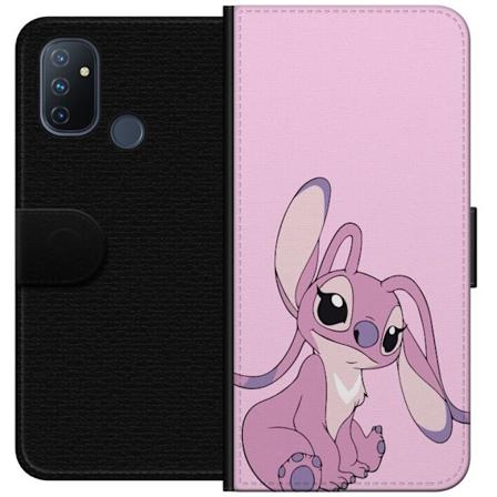 OnePlus Nord N100 Lompakkokotelo Stitch vaaleanpunainen