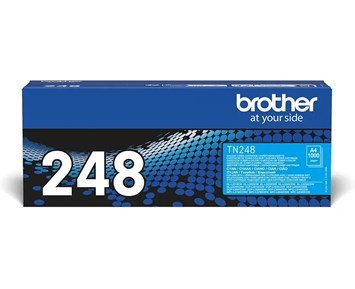 TN248C Cyan toner cartridge, 1K - Brother TN248C cyan tonerkassett