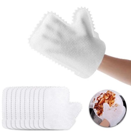 10-Pack - Rengöringshandske / Dammhandskar - Dammtrasa