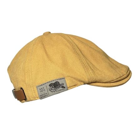 Herrar basker brittisk vintage enfärgad justerbar herrhatt för shopping