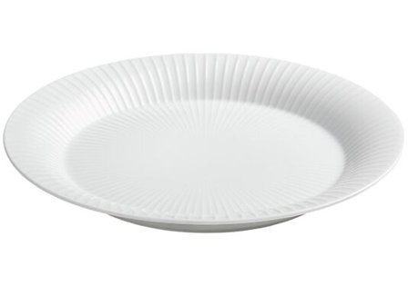 KÄHLER TALLERKEN HAMMERSHØI HVIT PORSELEN 27CM