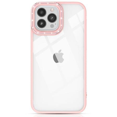 Kingxbar Iphone 13 Pro Max Skal Sparkles Med Crystals - Rosa