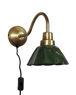 Vägglampa Ester Mörkgrön - PR Home