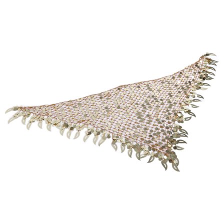 Justerbar magdans kjol höft scarf kostym guld dekoration gåva för dam