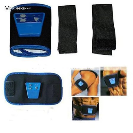 Elektronisk massagebælte, abdominal muskelstimulator, slank mave, arme, ben, krop, tab vægt, doven træningsredskab, massage til hjemmet