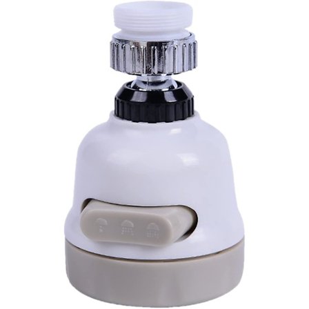 Kjøkkenkranforlenger, kranvannfilter, 3 moduser posisjonsjusterbart kranvannfilter for kjøkkenforsterker dusj vannsparer forlenger sprut