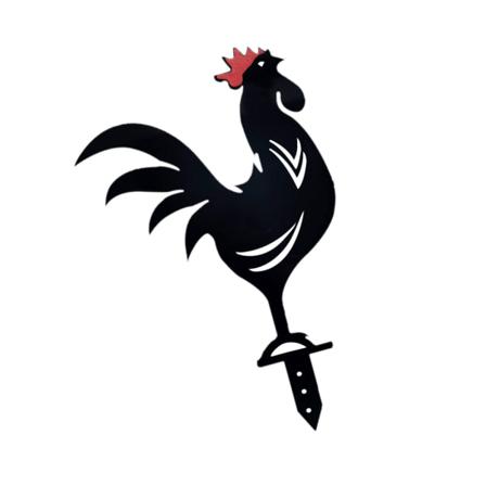 Garden Stake Chicken Shape Acrylic Yard Art Stake Vattentät