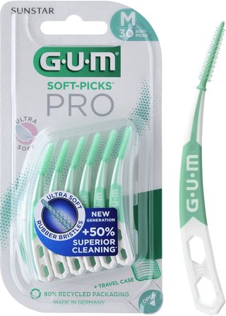 GUM Soft-Picks Mellemrumsbørster Medium 30 stk, Medicin & Pleje, Mund & Tandpleje, Tandstikker