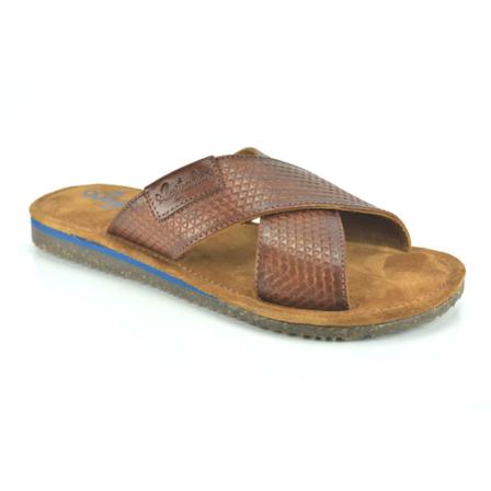 Australian Print KruisMuil O. , Bruin , Heren , Maat: 41 EU Slippers
