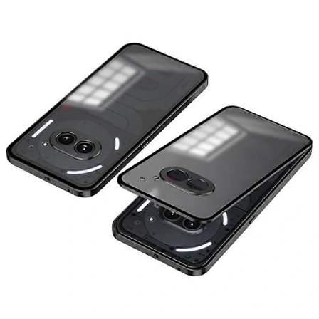 Snap Buckle Metallirunko Kuori Nothing Phone 2a Musta