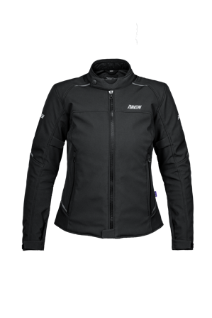 Motorradjacke Raven Rila Softshell WP Damen Schwarz L