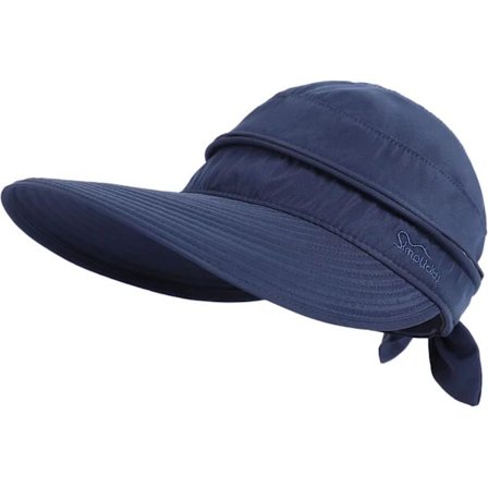 Naisten hatut UPF 50+ UV-aurinkosuoja Muunneltava rantalippahattu, tummansininen