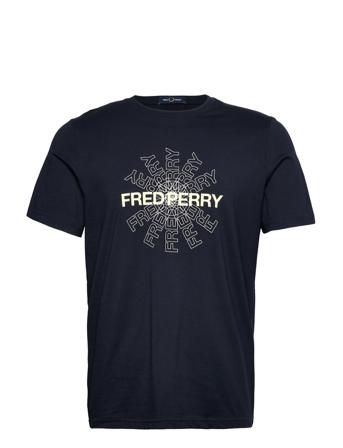 Fred Perry Graphic Tee Black Fred Perry