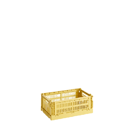HAY Colour Crate Small Förvaring Gul S