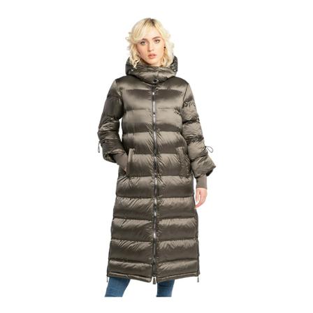 Guess Brunella Long Jakke Grøn, Dame