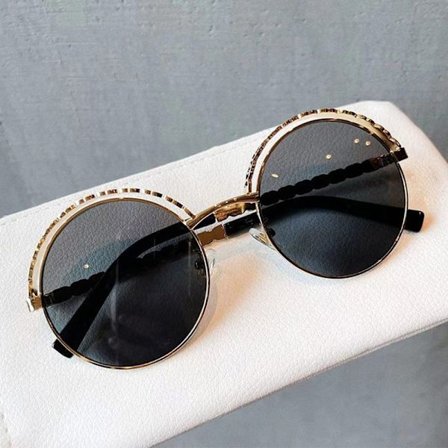 Anti-Blue Light Glasses Oversized Glasögon GULD GRÅ GULD GRÅ