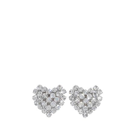 Alessandra Rich Earrings Grå, Dame Øreringe, Størrelse: ONE Size