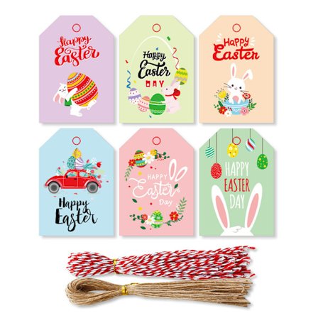 #96 pakk påske-merkelapper#