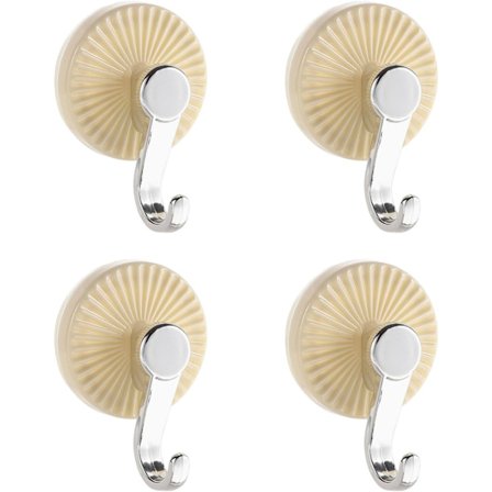 Stærke sugekopkroge, kraftige aftagelige bøjler til badeværelse og køkken, vakuumforsegling til håndklæder, badekåber på fliser, glasoverflader