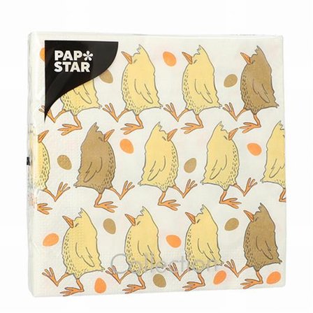 PAPSTAR Servett Påsktider 3-lags 1/4 33x33cm 20/fp - Lyreco - Kök och servering - Servetter och dukar - Servett - 3-lagers