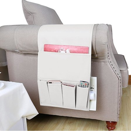 Vattentät och halkfri soff- och fåtöljsarrangör Soffarmstödsförvaring