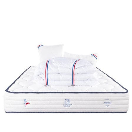 Madrass 180x200cm, Patriot, 27cm, Pocket Springs, memory foam, Independent. Sova, fast stöd + 2 kuddar + täcke