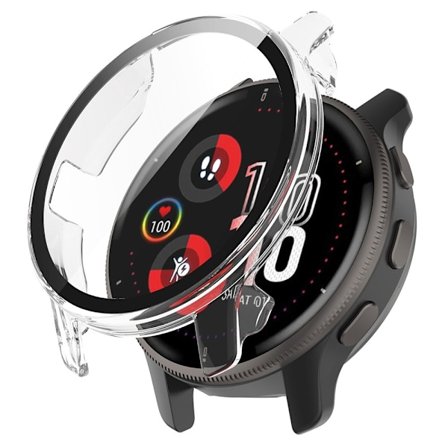 Garmin Venu 2 Plus-skydd med skärmskydd i härdat glas - Transparent