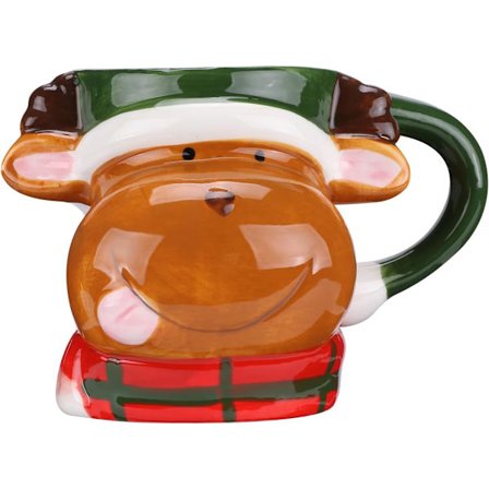 Jule reinsdyr krus keramisk melkekrus ferie melkekopp Xmas reinsdyr kopp keramisk dyre krus kopp