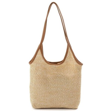 Forest Fishnet Damväska Straw Bag Straw Handväska