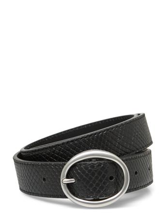 Classic Round Lthr Belt 25Mm Sn Calvin Klein Black