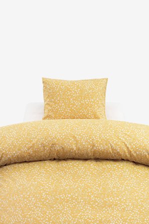 Borganäs of Sweden - Dynebetrækssæt Hedda - Gul - Sengesæt - 150X210 - Fra Homeroom