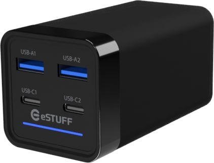 eSTUFF Multi charger PD65W 2C+2A