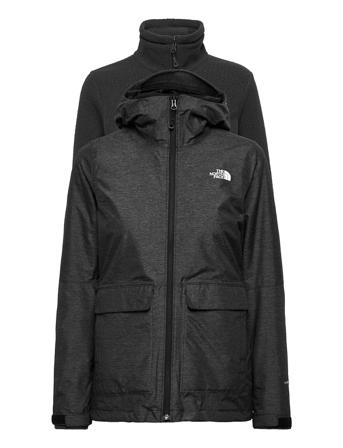 W New Fleece Tri - Eu Outerwear Sport Jackets Musta The North Face