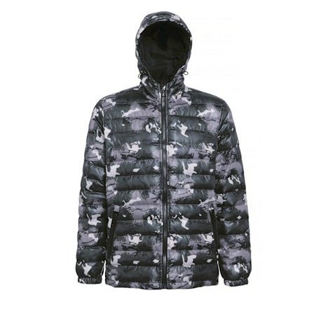 2786 Herr Vattentät & Vindtät Vadderad Jacka med Luva 2XL Camo