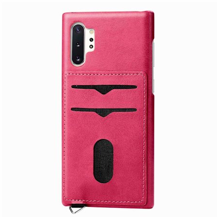 Samsung Galaxy Note10+ - Genomtänkt Skal med Korthållare