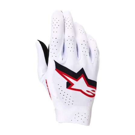 Alpinestars Supertech Crosshandskar Vit/Svart/Eldröd M