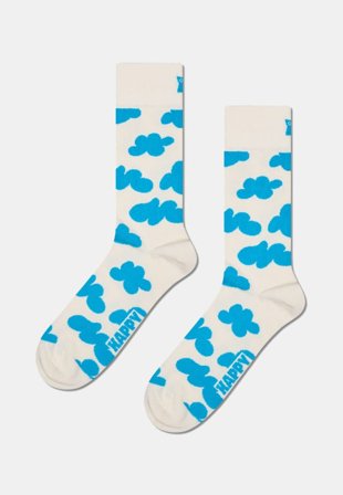 Happy Socks Cloudy Sock Strumpor Unisex Vit 41-46