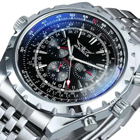 Toppmärke Lyx WINNER Herr Mekaniska Klockor 2017 Herrars Automatiska Armbandsur Läderrem 3 Sub-urtavlor 6 Visare Reloj Hombre