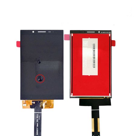 BlackBerry KEY2 LE BBF100-4 Skärm/Display Original - Svart