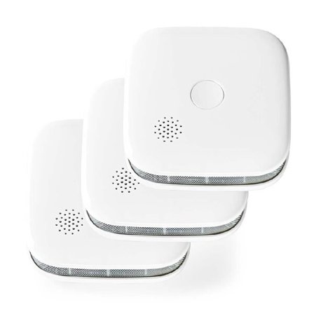 Nedis SmartLife Brandvarnare med Wi-Fi - 3-pack